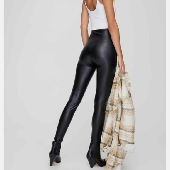 (53) Aritzia Wilfred free leather style leggings - Picture 2 of 4